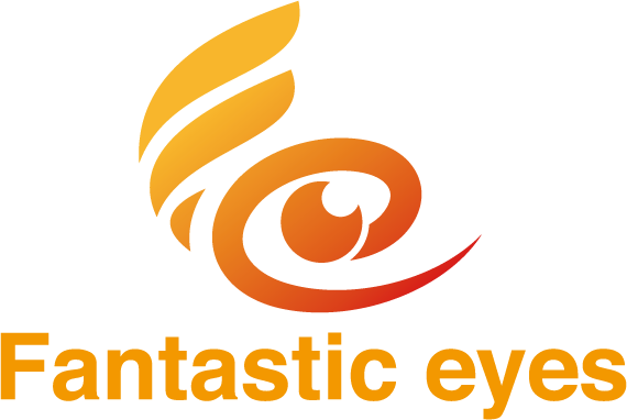 Fantastic eyes ヘルスケアロゴ オレンジ